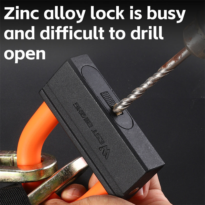 Heavy-Duty 2-in-1 U-Lock & Chain – Bicycle Security