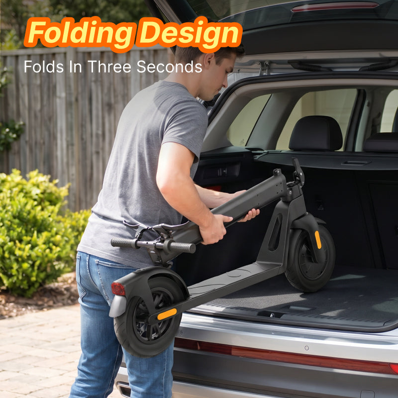 52V 11-Inch 550W Folding Electric Scooter – Off-Road Tires