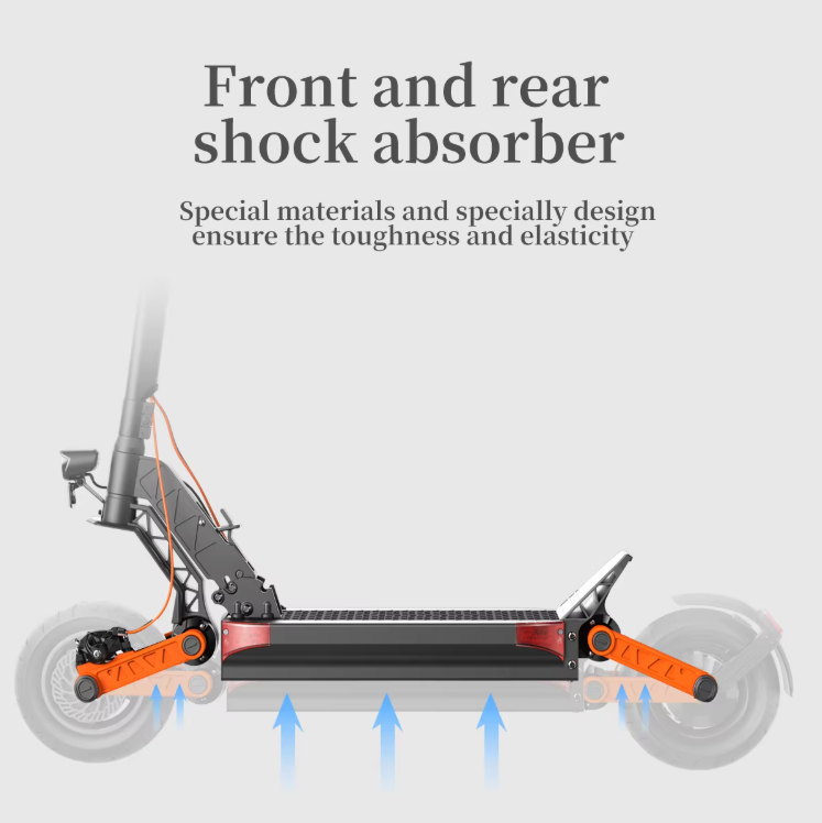 48V 10-Inch Dual-Drive Off-Road Electric Scooter