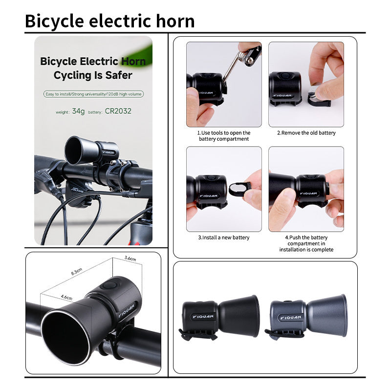 Waterproof High-Volume Electric Bike Horn