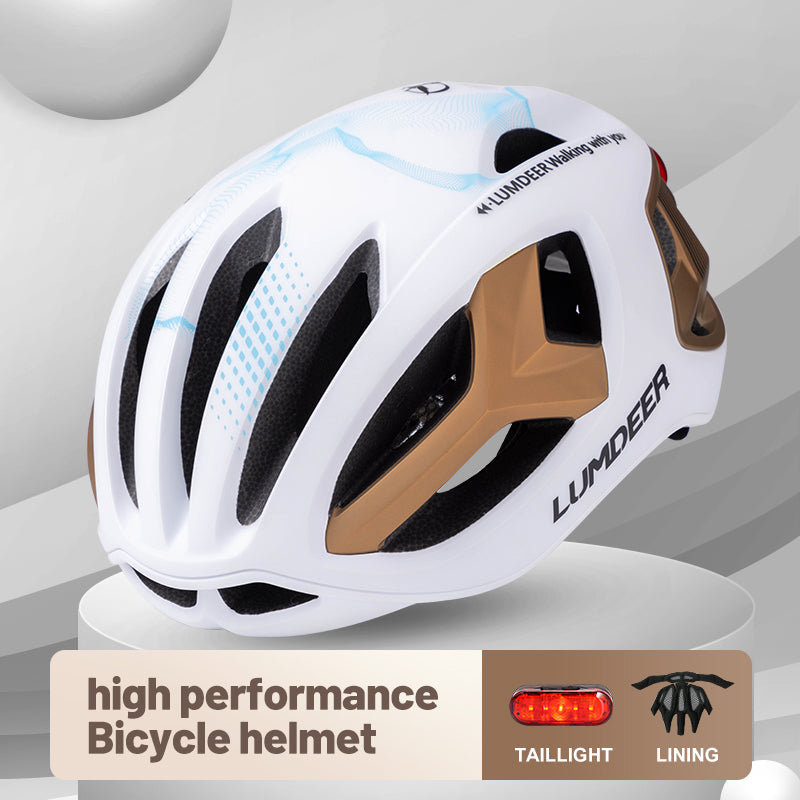 Ventilated E-Bike Helmet with Magnetic Rear Safety Light